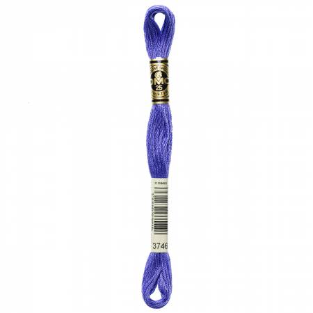 DMC 6 Strand Size 25 Floss #3746 Dark Blue Violet