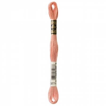 DMC 6 Strand Size 25 Floss #3771 Ultra Very Light Terra Cotta