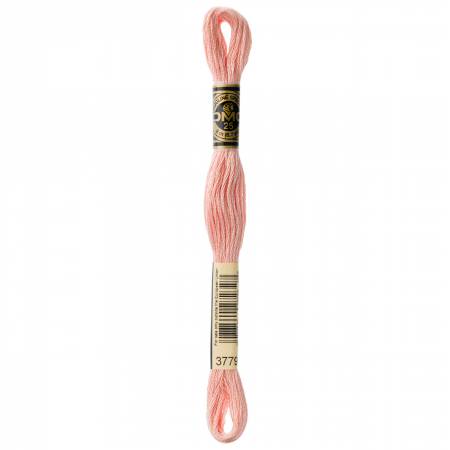 DMC 6 Strand Size 25 Floss #3779 Ultra Very Light Terra Cotta