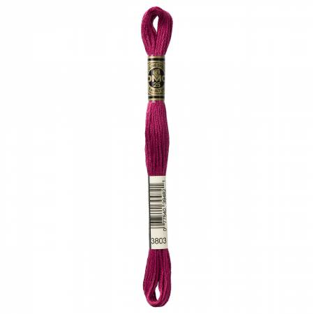 DMC 6 Strand Size 25 Floss #3803 Dark Mauve