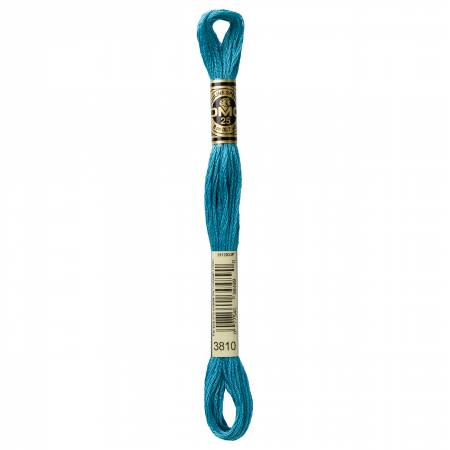 DMC 6 Strand Size 25 Floss #3810 Dark Turquoise