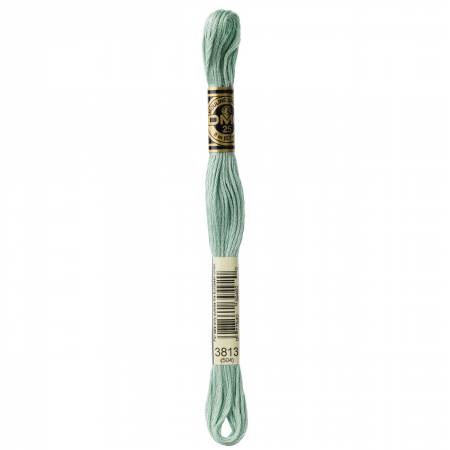 DMC 6 Strand Size 25 Floss #3813 Light Blue Green