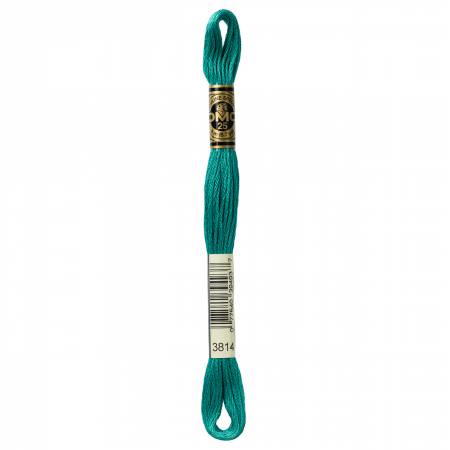 DMC 6 Strand Size 25 Floss #3814 Aquamarine