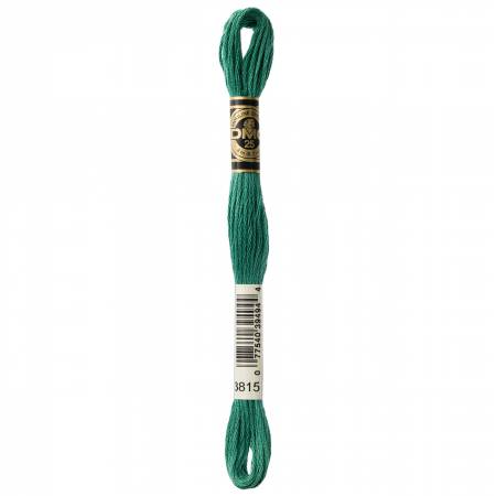 DMC 6 Strand Size 25 Floss #3815 Dark Celadon Green