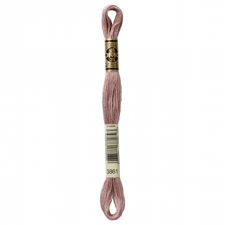 DMC 6 Strand Size 25 Floss #3861 Light Cocoa