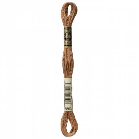 DMC Floss Medium Mocha Beige #3863 – Red Rock Threads