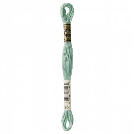 DMC Floss Very Light Blue Green #0504 – Red Rock Threads