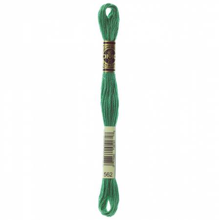 DMC 6 Strand Size 25 Floss #0562 Medium Jade