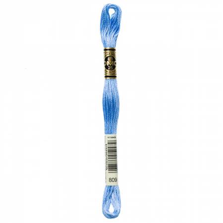 DMC 6 Strand Size 25 Floss #0809 Delft Blue