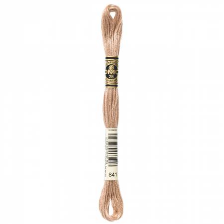 DMC 6 Strand Size 25 Floss #0841 Light Beige Brown