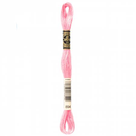 DMC 6 Strand Size 25 Floss #0894 Very Light Carnation