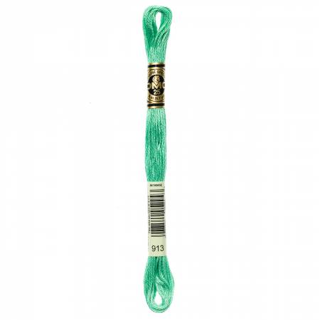 DMC 6 Strand Size 25 Floss #0913 Medium Nile Green