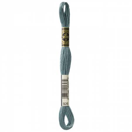 DMC 6 Strand Size 25 Floss #0926 Medium Gray Green