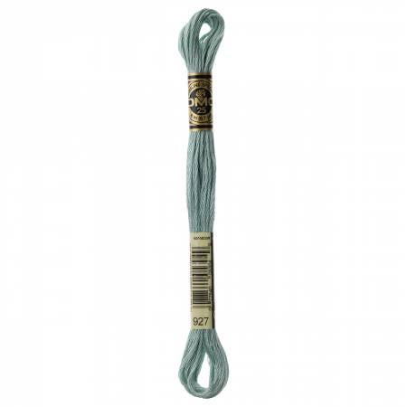 DMC 6 Strand Size 25 Floss #0927 Light Gray Green