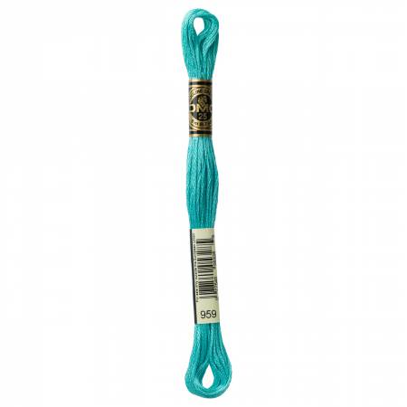 DMC 6 Strand Size 25 Floss #0959 Medium Seagreen