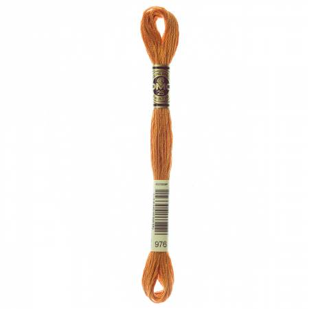 DMC 6 Strand Size 25 Floss #0976 Medium Golden Brown