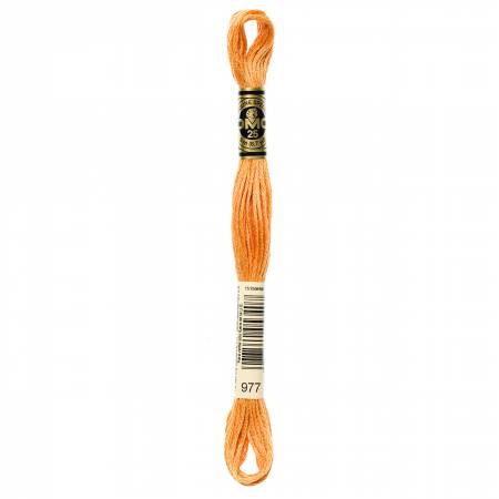 DMC 6 Strand Size 25 Floss #0977 Light Golden Brown