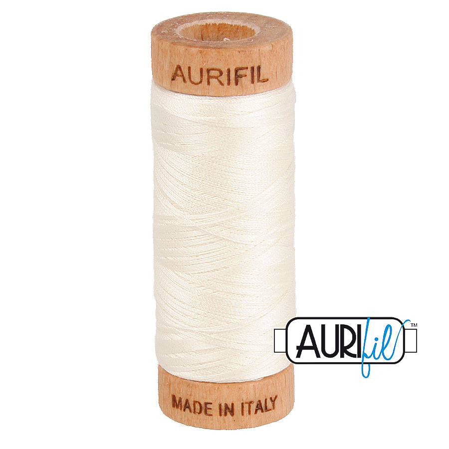 2026 Chalk  - Aurifil 80wt Thread 300yd/274m