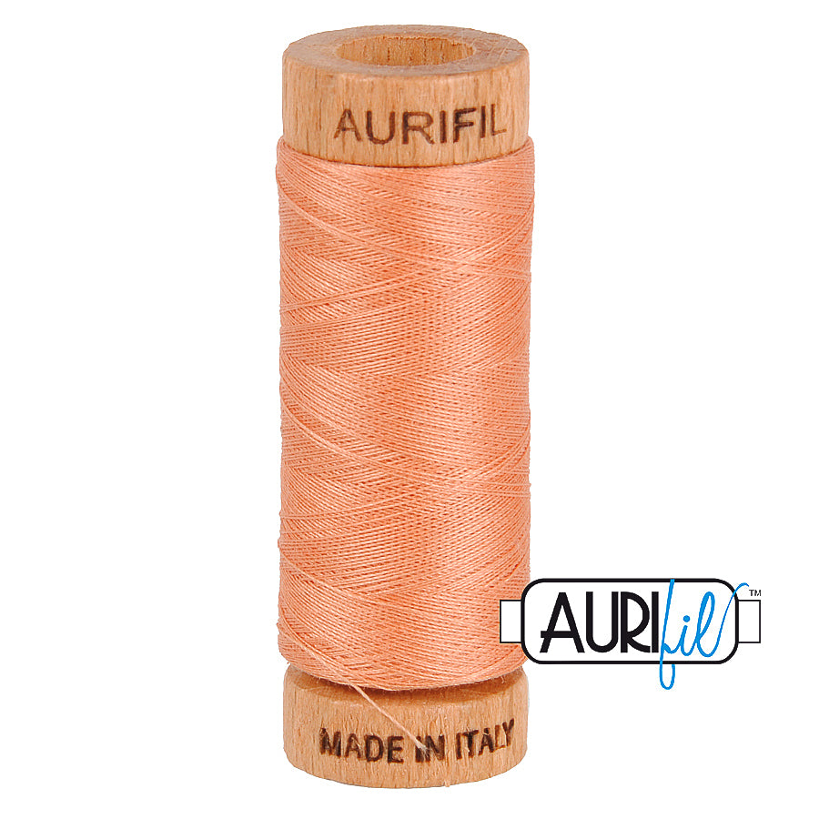 2215 Peach  - Aurifil 80wt Thread 300yd/274m