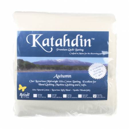 Bosal Katahdin Cotton Batting 4.0oz Autumn Weight