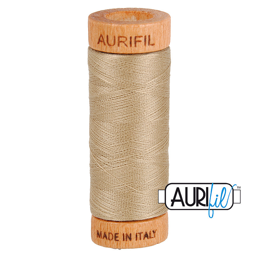 2325 Linen  - Aurifil 80wt Thread 300yd/274m