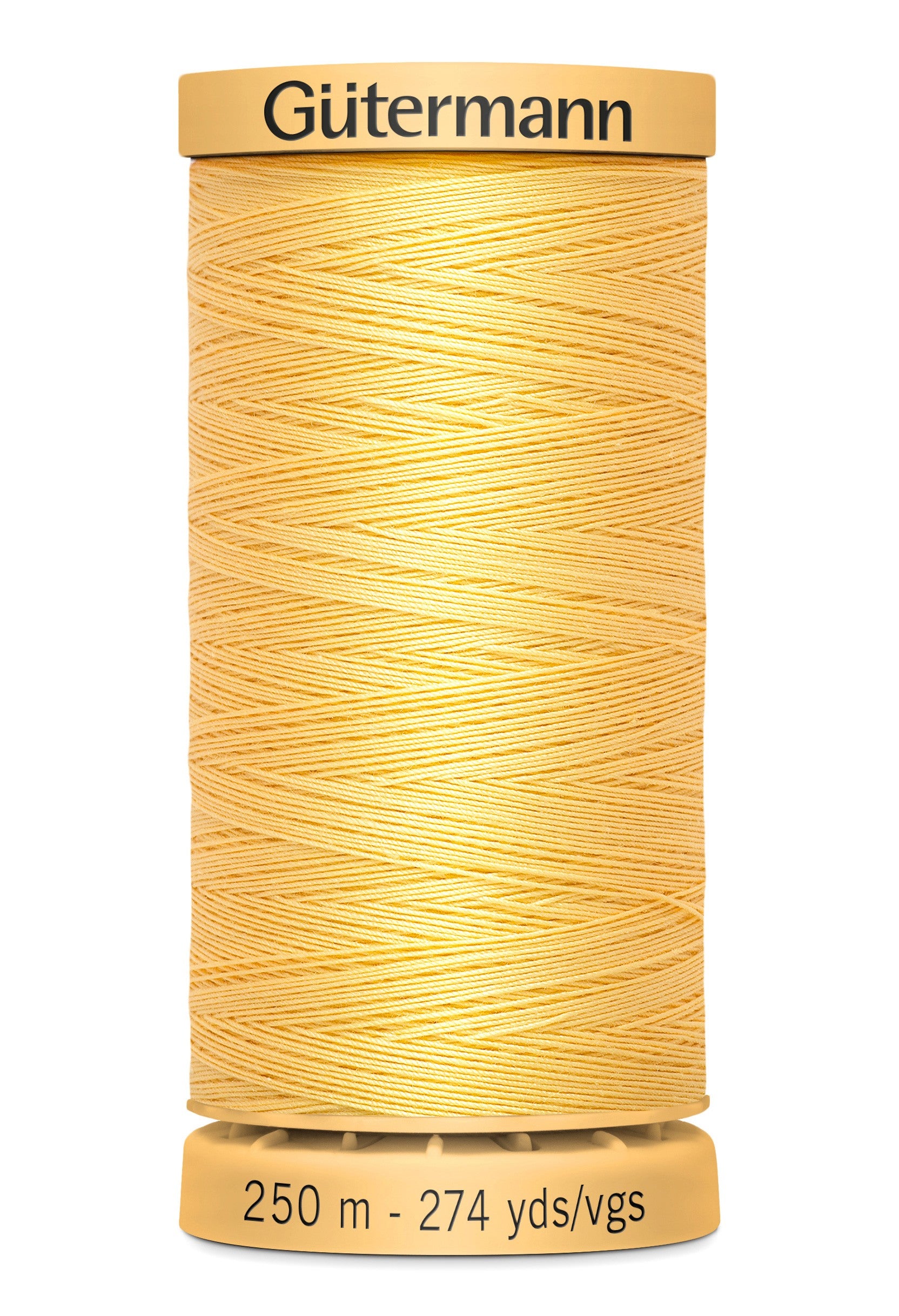 Gutermann Natural Cotton Thread 1600 Yellow  274 yd