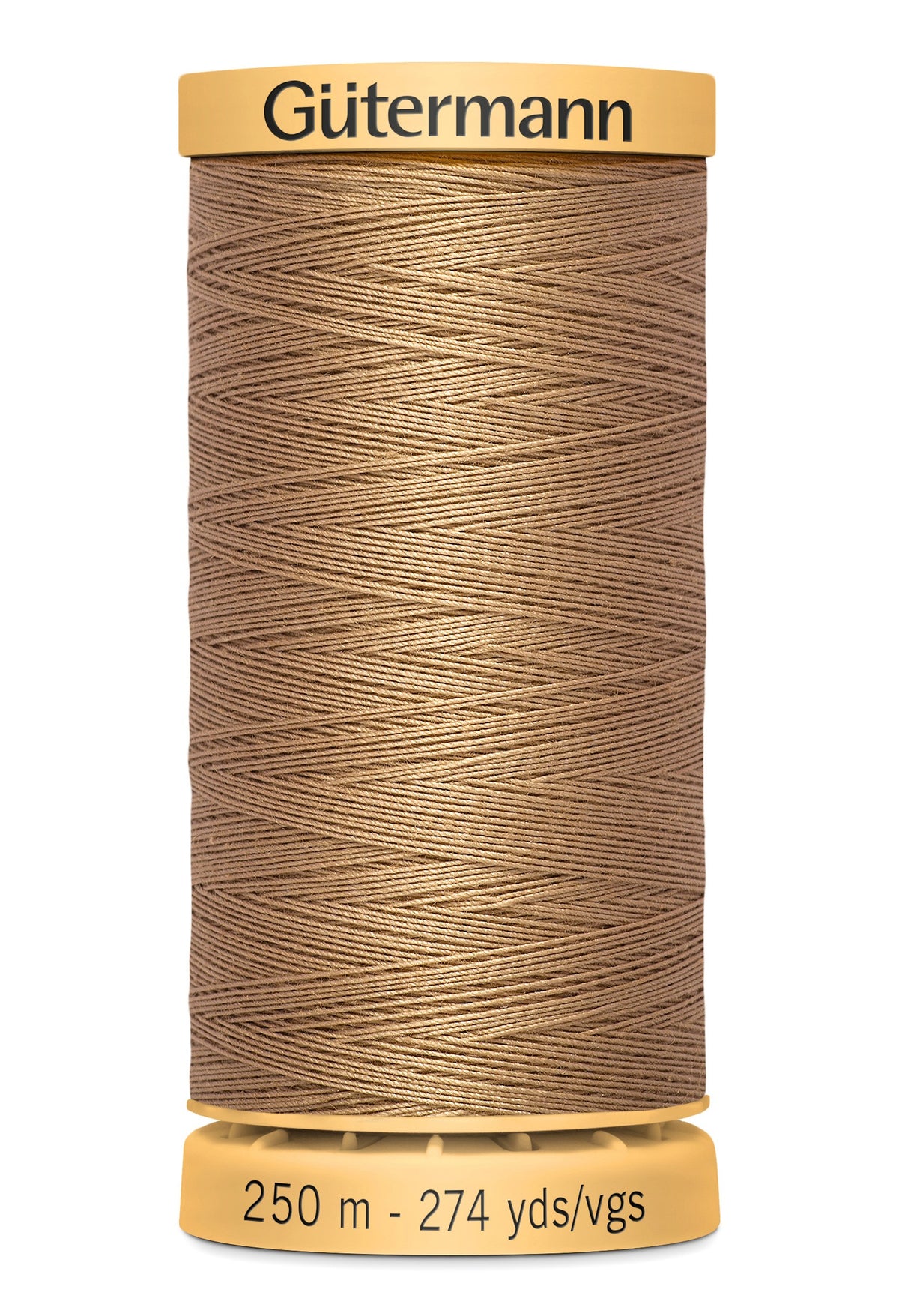 Gutermann Natural Cotton Thread 3880 Light Brown  274 yd