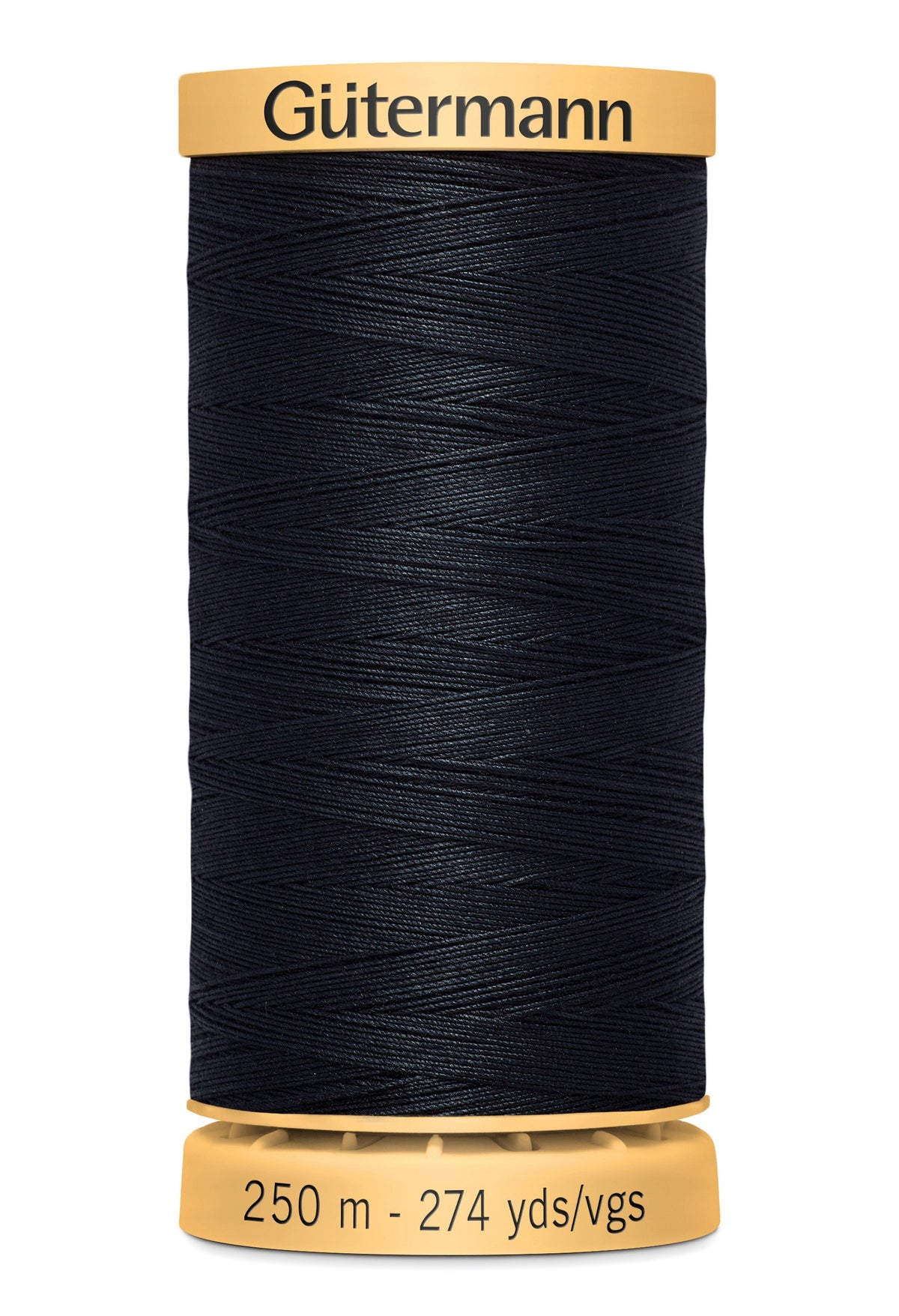 Gutermann Natural Cotton Thread 6210 Blue Black  274 yd
