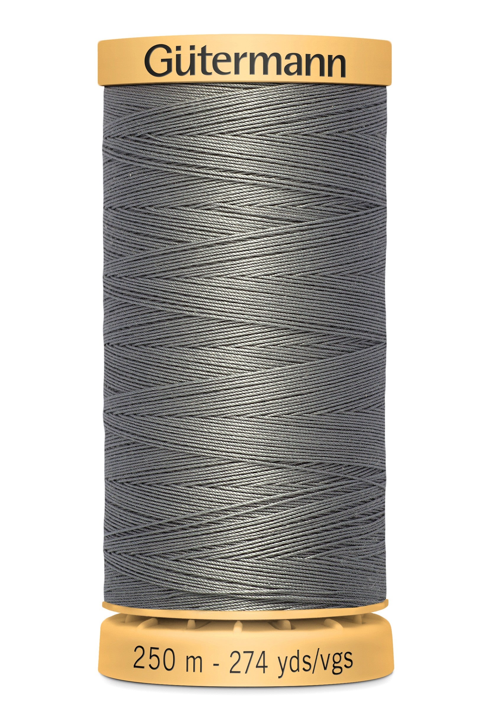 Gutermann Natural Cotton Thread 9310 Dark Gray  274 yd
