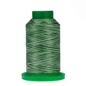 Isacord Multi Color Thread 9805 Shades of Grass  1000m Spool