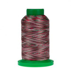 Isacord Multi Color Thread 9864 Holly Berry Wreath  1000m Spool