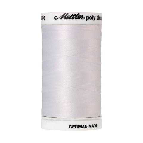 Mettler Polysheen Thread 0015 White  875yd