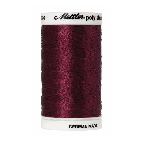 Mettler Poly Sheen Thread 2222 Burgundy  875yd