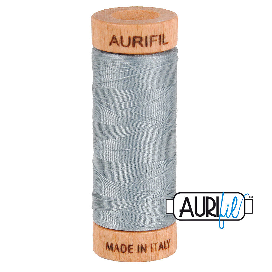 2610 Light Blue Grey  - Aurifil 80wt Thread 300yd/274m