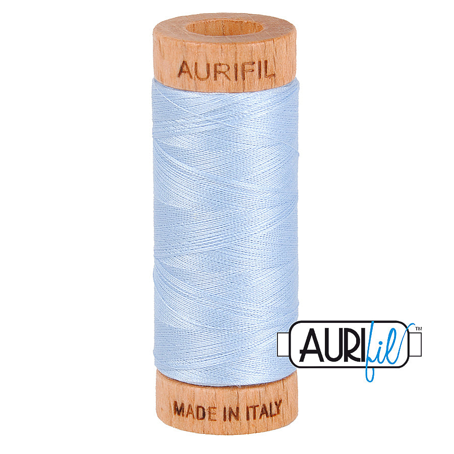 2710 Light Robins Egg  - Aurifil 80wt Thread 300yd/274m