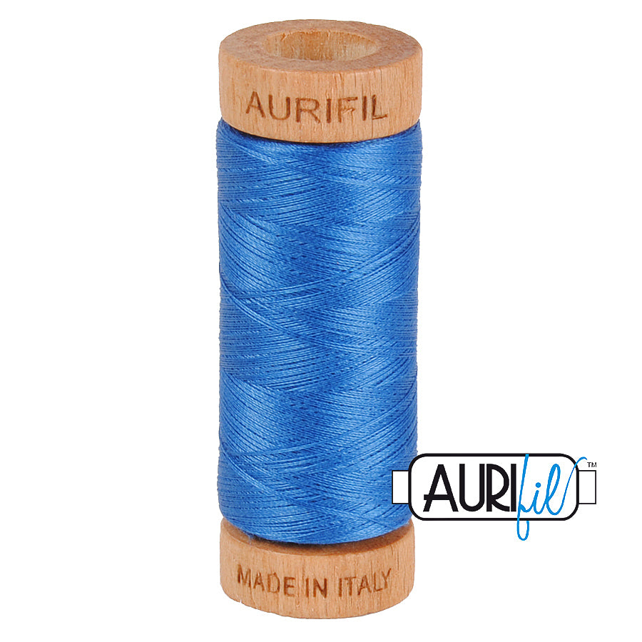 2730 Delft Blue  - Aurifil 80wt Thread 300yd/274m