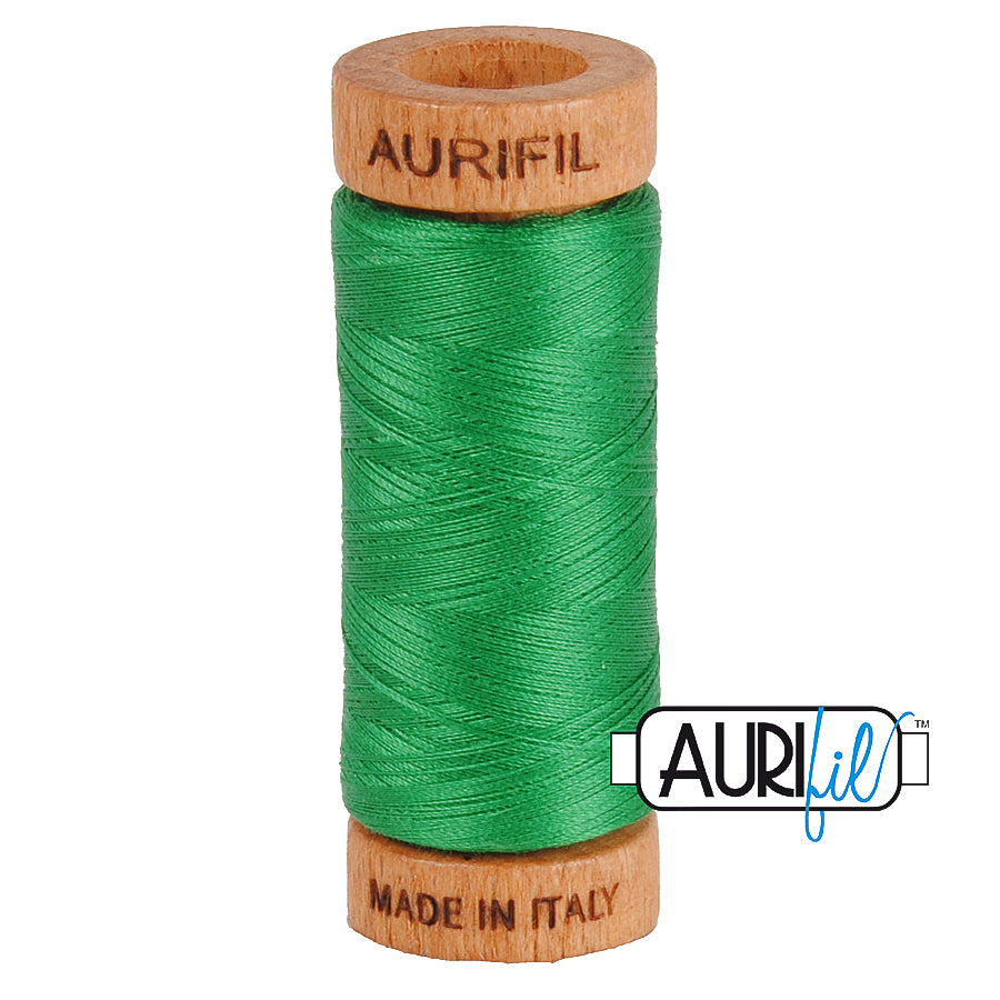 2870 Green  - Aurifil 80wt Thread 300yd/274m