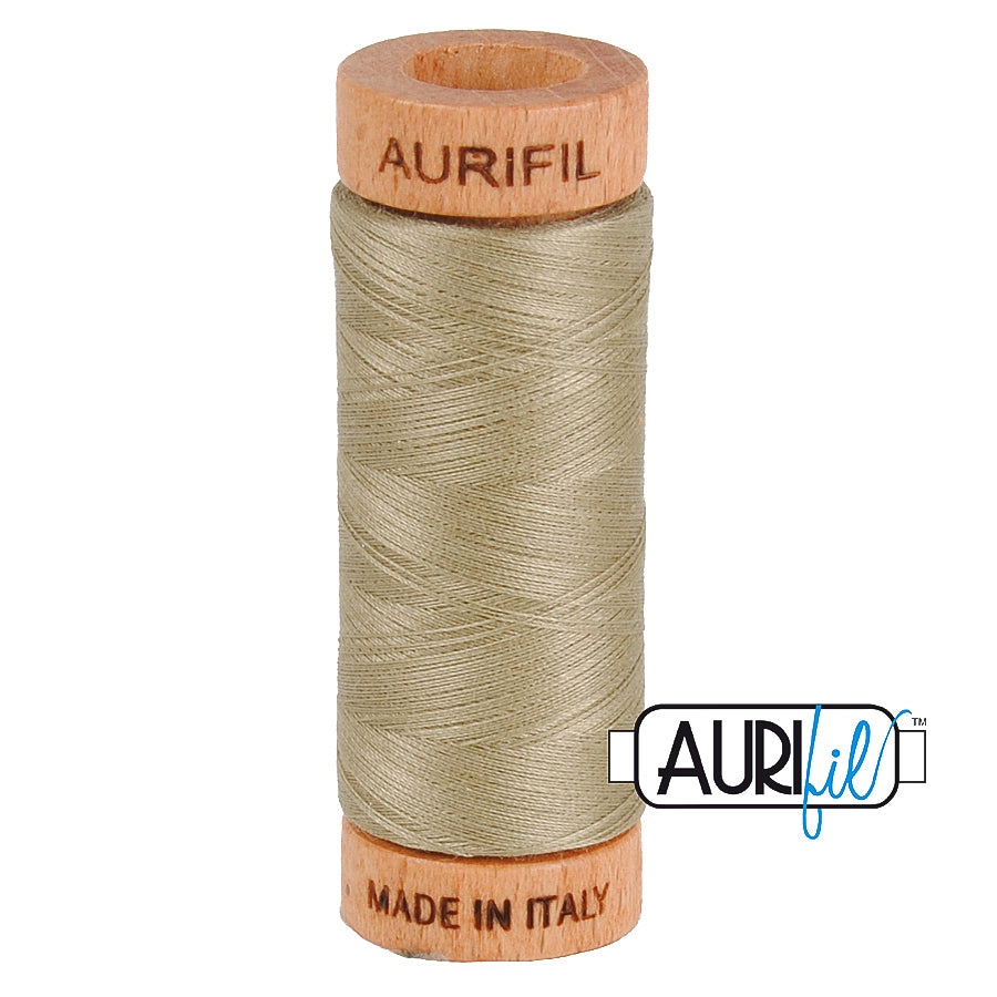 2900 Light Khaki Green  - Aurifil 80wt Thread 300yd/274m