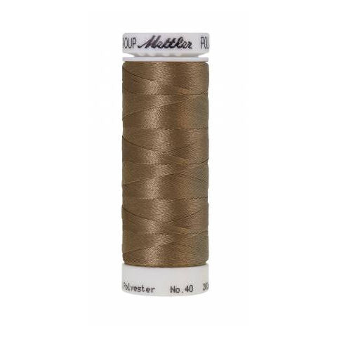 Mettler Polysheen Thread 0763 Dark Rattan  220yd