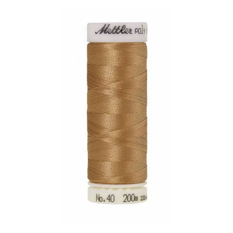 Mettler Polysheen Thread 1123 Caramel Cream  220yd