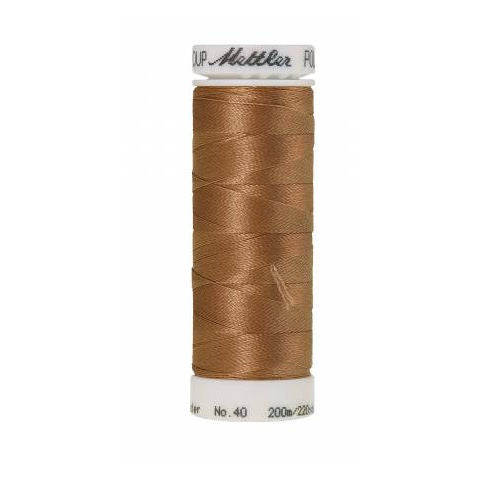 Mettler Polysheen Thread 1252 Dark Tan  220yd