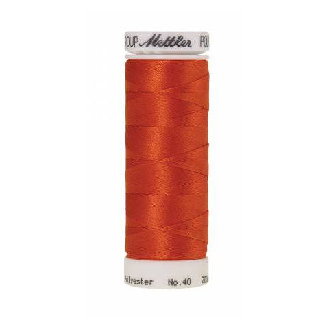 Mettler Polysheen Thread 1321 Dark Orange  220yd