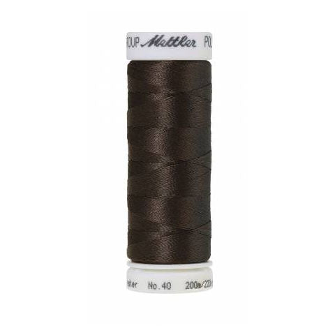 Mettler Polysheen Thread 1375 Dark Charcoal  220yd