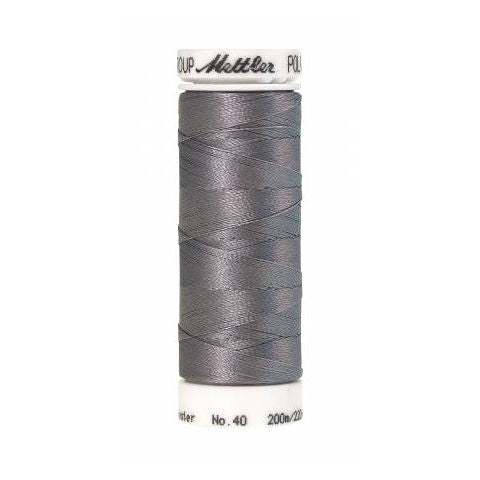 Mettler Polysheen Thread 1972 Silvery Gray  220yd