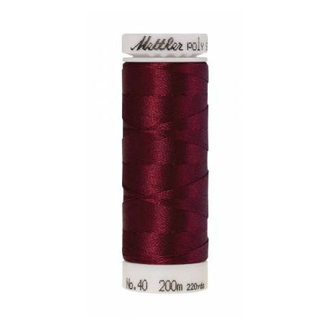 Mettler Polysheen Thread 2113 Cranberry  220yd