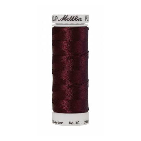 Mettler Polysheen Thread 2115 Beet Red  220yd