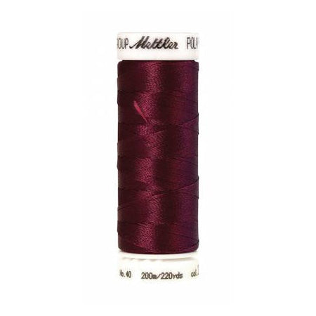 Mettler Poly Sheen Thread 2222 Burgundy  220yd