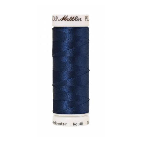 Mettler Polysheen Thread 3644 Royal Navy  220yd