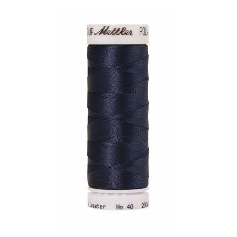 Mettler Polysheen Thread 3645 Prussian Blue  220yd