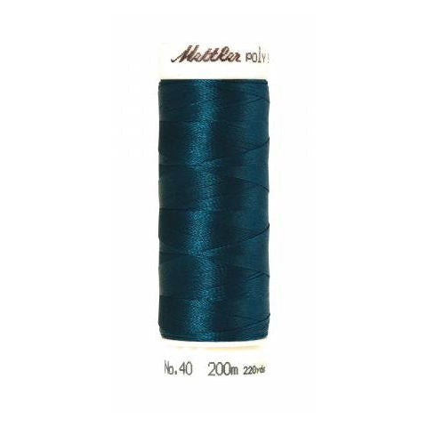 Mettler Polysheen Thread 4442 Deep Sea Blue  220yd